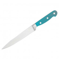 ALSANIDI, Butcher Stainless steel knife, Kitchen knife, Turquoise, Size 6 inch