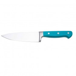 ALSANIDI, Butcher Stainless steel knife, Kitchen knife, Turquoise, Size 6 inch