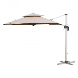 السنيدي، مظلة حدائق ومخيمات، مظلة محمولة للسيارة، كاكي، مقاس 300 سم