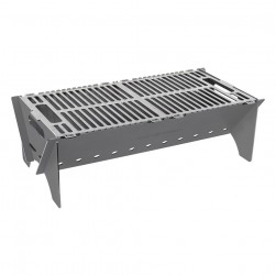 ALSANIDI, Picnic grill, Outdoor grill, Silver, Size 55*30*18.5 Cm