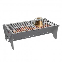 ALSANIDI, Picnic grill, Outdoor grill, Silver, Size 55*30*18.5 Cm