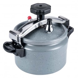 ALSANIDI, Ceramic coated pressure cooker, Pressure Cooker, Gray, capacity 2 L