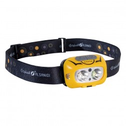 ALSANIDI, LED Headlamp for Camping, Handheld Flashlight, Black, Size 6.2*4.5*4.1 Cm