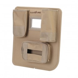 ALSANIDI, Car Back-door organizer land cruiser quarter, Sulfur Yellow, Size 71.5*41.5*6Cm