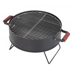 ALSANIDI, Charcoal grill for trips, Portable Charcoal Grill, Black, Size 28*13 Cm