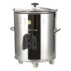 ALSANIDI, Electric Mandi pot, Electric mandi machine, Silver, capacity 100 L