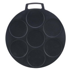 ALSANIDI, Pancake Saj, Crepe maker, Black, Size 30 Cm Thickness 5 ml