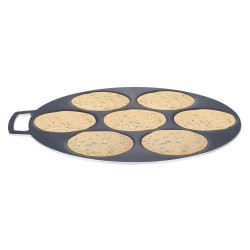 ALSANIDI, Pancake Saj, Crepe maker, Black, Size 30 Cm Thickness 5 ml