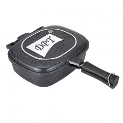 DPT, Double pan, Double grill pan, Black, Size 29.5*42 Cm