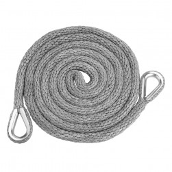 ALSANIDI, Towing Rope/Cable for Car, Emergency Towing Rope, White, Size 4.5Metre*25mm load 8.4 Ton