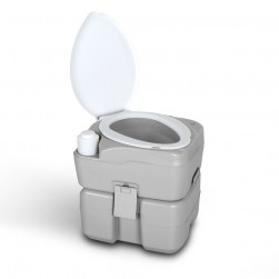 DPT, Portable Camping Toilet, Travel Toilet, Gray, Size 42*37*43.5 Cm