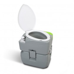 DPT, Portable Camping Toilet, Travel Toilet, Gray, Size 42*37*44 Cm