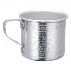 ALSANIDI, Aluminum Liquid Cup, Silver, capacity 180 ml