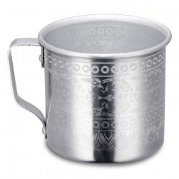 ALSANIDI, Aluminum Liquid Cup, Silver, capacity 300 ml