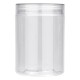 ALSANIDI, Plastic Spices Storage, Tea, coffee and sugar storage for trips, Transparent , capacity 535 ml