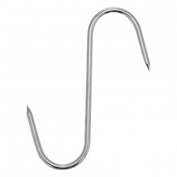 ALSANIDI, Stainless Steel Meat Hanging Hook, Meat hanging hooks, Multicolored , Size 17.7 Cm Thickness 5.9 mm