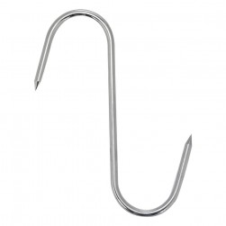 ALSANIDI, Stainless Steel Meat Hanging Hook, Meat hanging hooks, Multicolored , Size 17.7 Cm Thickness 5.9 mm