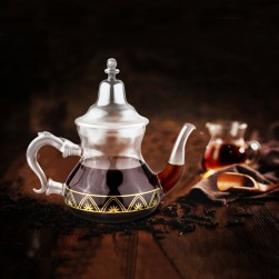 ALSANIDI, Glass teapot, Teapot, Transparent , capacity 600 ml