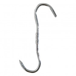 ALSANIDI, Stainless Steel Meat Hanging Hook, Meat hanging hooks, Multicolored , Size 25 Cm Thickness 9.8 mm