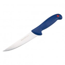 ALSANIDI, Butcher knife Stainless steel, Kitchen knife, Blue, Size 14.5 Cm