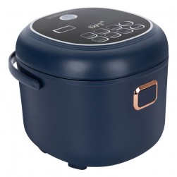 DPT, Electric rice cooker, Portable cooking pot, Blue, capacity2L|Size25.6*23.6*20.6Cm