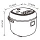دي بي تي، قدر طبخ ارز كهربائي، قدر طهي متنقل، ازرق، سعة2لتر|مقاس25.6*23.6*20.6سم
