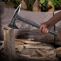 ALSANIDI, Stainless steel chopping Axe, Black, Size 39 Cm