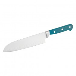 ALSANIDI, Butcher Stainless steel knife, Kitchen knife, Turquoise, Size 7.75 inch