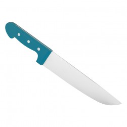 ALSANIDI, Butcher Stainless steel knife, Kitchen knife, Turquoise, Size 8 inch