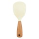 ALSANIDI, Rice spoon, non-stick silicone spoon, Beige, Size21*7.6*3.5Cm