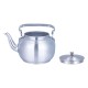 ALSANIDI, Aluminum teapot, Teapot, Silver, Size 12 Cm