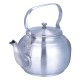 ALSANIDI, Aluminum teapot, Teapot, Silver, Size 14 Cm