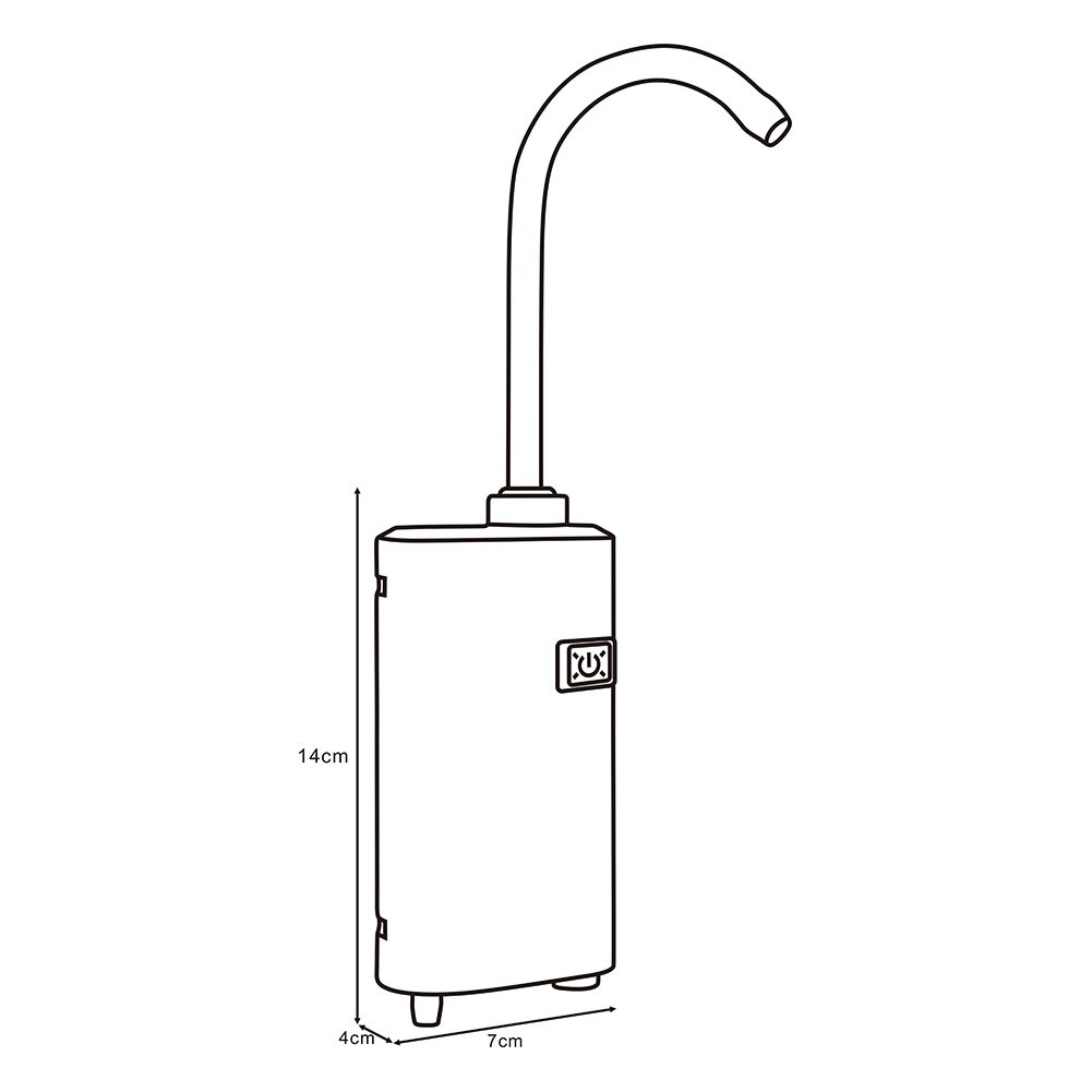 ALSANIDI, Electric water pump, stronge Electric water pump, Green, Size L:7*W:4*H:14 Cm