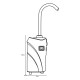 ALSANIDI, Electric water pump, stronge Electric water pump, Black, Size L:7*W:4*H:14 Cm
