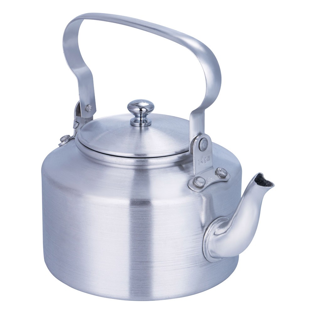 ALSANIDI, Teapot, Aluminum jug, Silver, Size 12 Cm