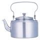 ALSANIDI, Teapot, Aluminum jug, Silver, Size 14 Cm