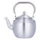 ALSANIDI, Aluminum teapot, Teapot, Silver, Size 14 Cm