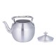 ALSANIDI, Aluminum teapot, Teapot, Silver, Size 15 Cm