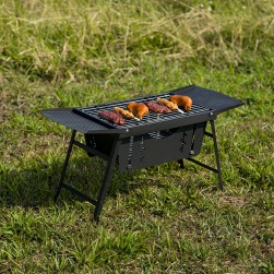 ALSANIDI, Charcoal grill for trips, Black, Size 35* 27* 20 Cm