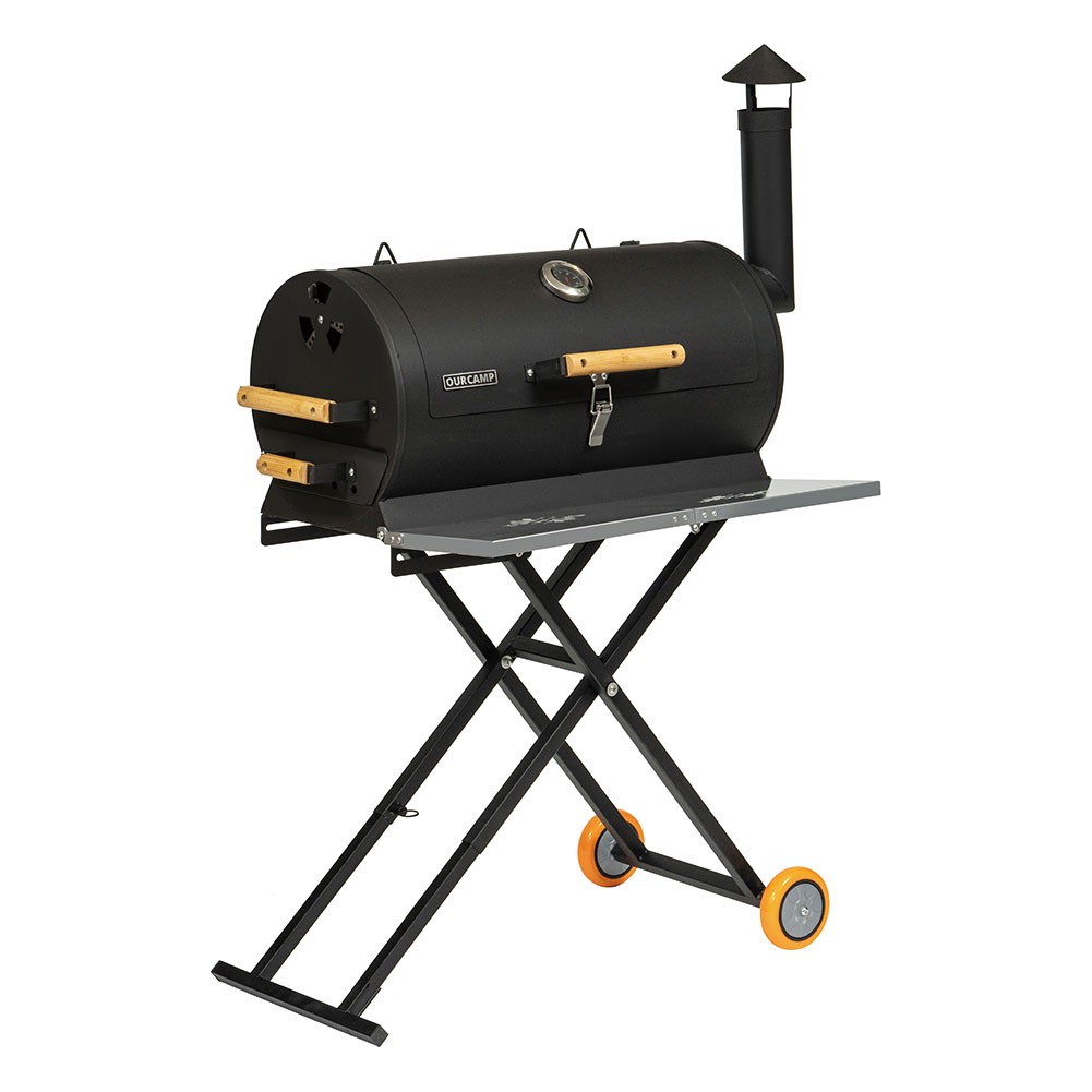 ALSANIDI, Charcoal grill for trips, Black, Size 69* 53* 104 Cm