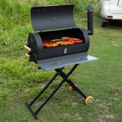 ALSANIDI, Charcoal grill for trips, Black, Size 69* 53* 104 Cm