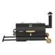 ALSANIDI, Charcoal grill for trips, Black, Size 69* 53* 104 Cm