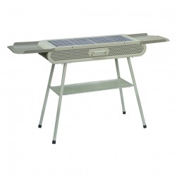 ALSANIDI, Charcoal grill for trips, Green Light, Size 77.5* 29.5* 71 Cm