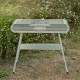 ALSANIDI, Charcoal grill for trips, Green Light, Size 77.5* 29.5* 71 Cm