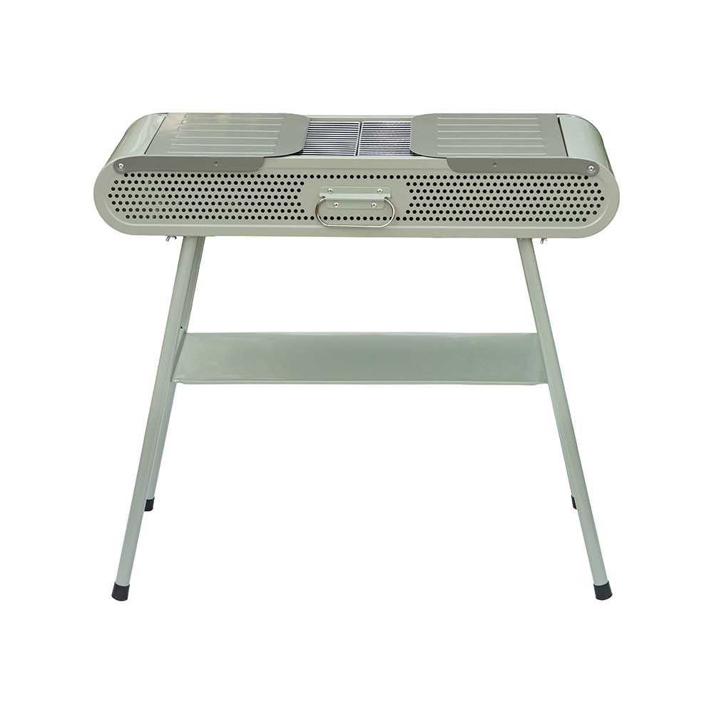 ALSANIDI, Charcoal grill for trips, Green Light, Size 77.5* 29.5* 71 Cm