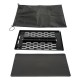 ALSANIDI, Mobile kitchen, Travel kitchen, Black, Size L:157*W:68*H53 Cm