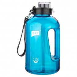 DPT, Sports Water Bottle, Water Gallon, Blue, capacity 1.5 L