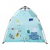 دي بي تي، خيمة اطفال قابلة للطي، خيمة رحلات، ازرق، مقاس 120*120*108 سم