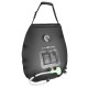 ALSANIDI, Portable Travel Shower Bag, Black, Size 50*47 Cm