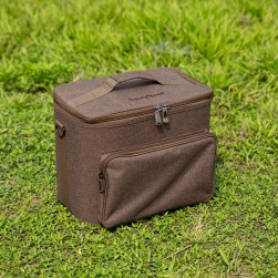 ALSANIDI, Al-Kuwait tea and coffee bag for trips, Camping bag, Oud, Size 37*24*31Cm